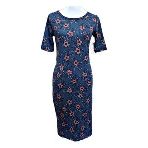 LuLaRoe Julia Floral Print dress Size S